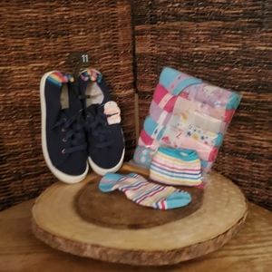 🌈 Rainbow Lot 🎨 Shoes w/Rainbow Socks & Panties